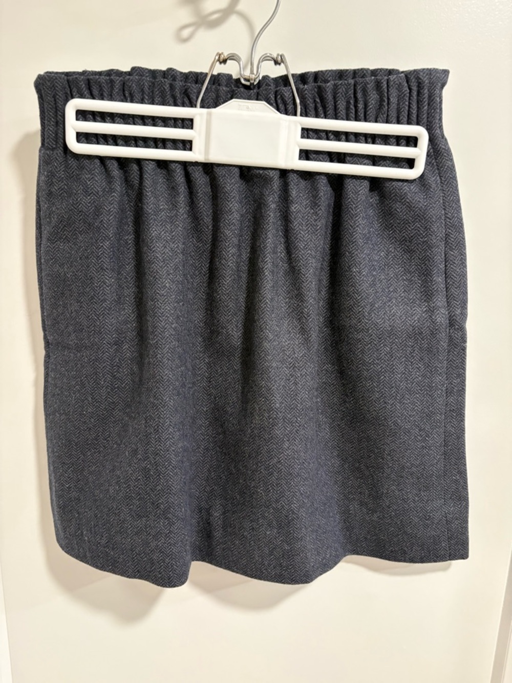 J. Crew Charcoal Gray Knit Mini Skirt